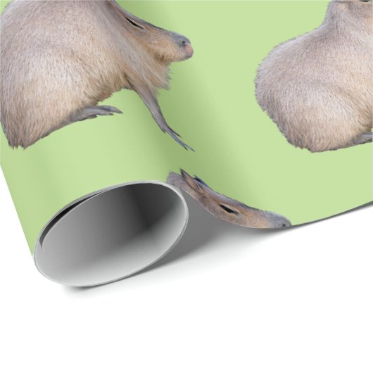 Capybara Geschenkpapier (Rolleneckpunkt)