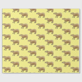 Capybara Geschenkpapier (Flach)