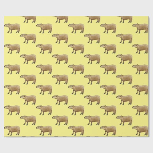 Capybara Geschenkpapier (Flach)