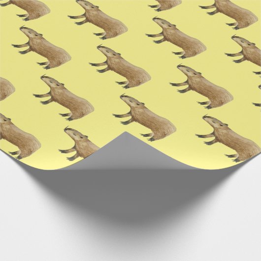 Capybara Geschenkpapier (Ecke)