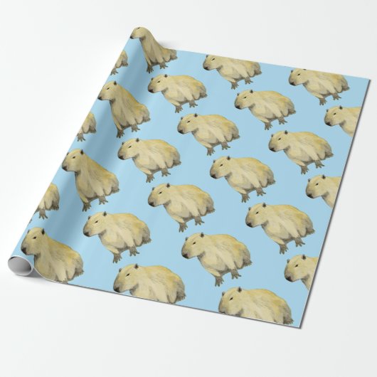 Capybara Geschenkpapier (Ungerollt)