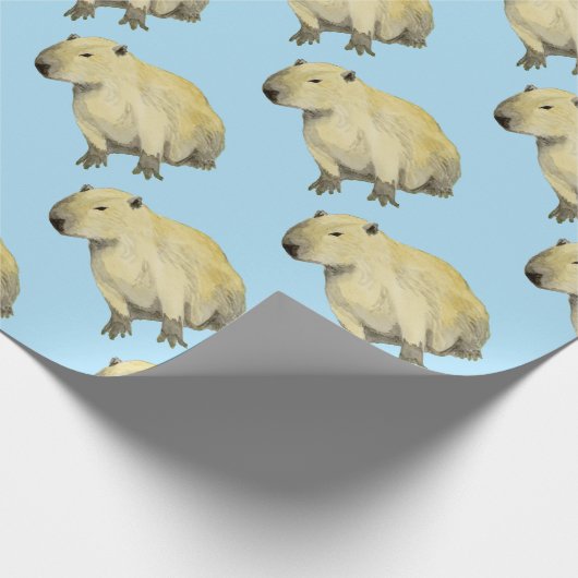 Capybara Geschenkpapier (Ecke)