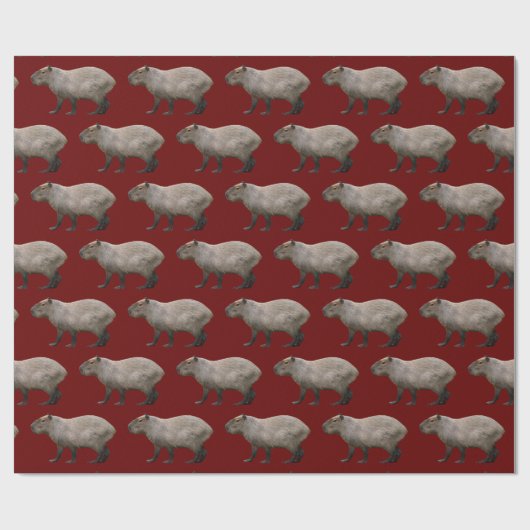 Capybara Geschenkpapier (Flach)