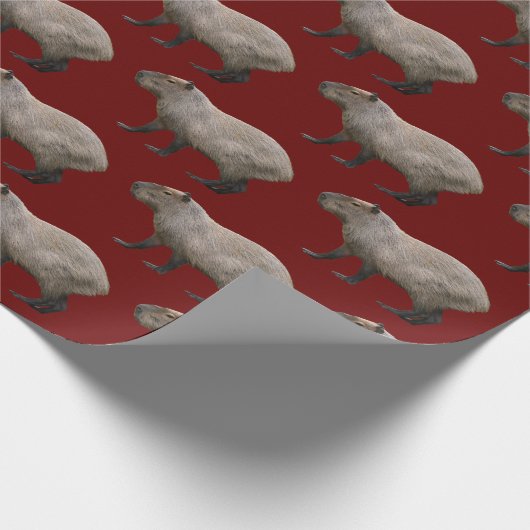Capybara Geschenkpapier (Ecke)