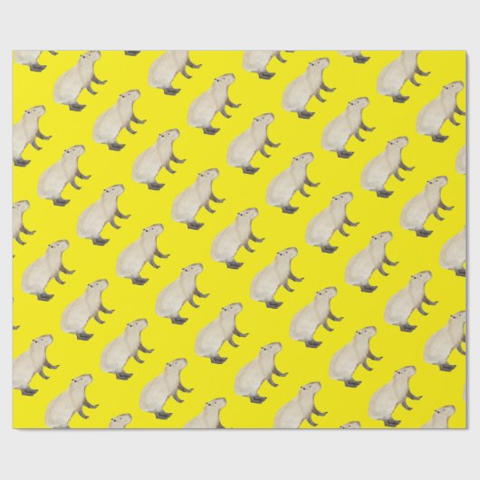 Capybara Geschenkpapier (Flach)