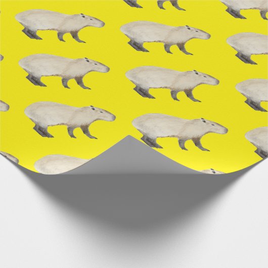 Capybara Geschenkpapier (Ecke)