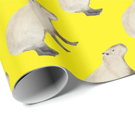 Capybara Geschenkpapier (Rolleneckpunkt)
