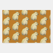 Capybara Geschenkpapier Set (Vorderseite)