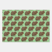 Capybara Geschenkpapier Set (Vorderseite 2)