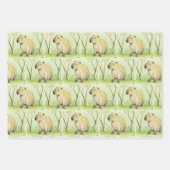 Capybara Geschenkpapier Set (Vorderseite 3)