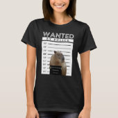 Capybara Gewollt Mugshot Capybara Meme T-Shirt (Vorderseite)