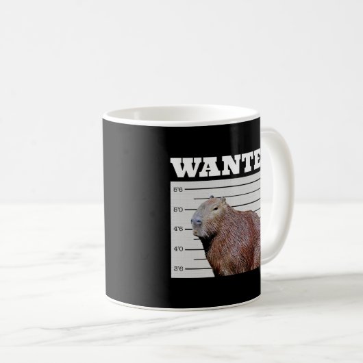 Capybara Gewollt Poster Animal Lover Capybara Kaffeetasse (VorderseiteRechts)