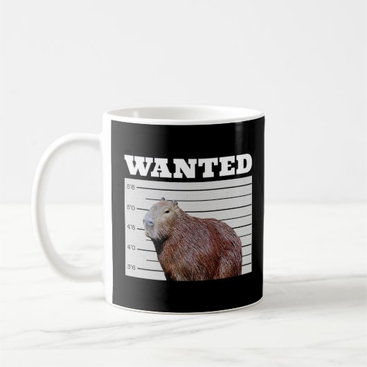 Capybara Gewollt Poster Animal Lover Capybara Kaffeetasse (Links)