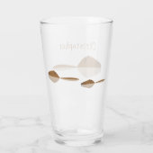 Capybara Glass Cup Glas (Rückseite)