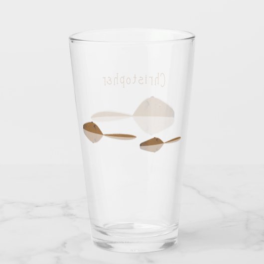 Capybara Glass Cup Glas (Rückseite)