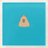Capybara Glasuntersetzer (Vorderseite)