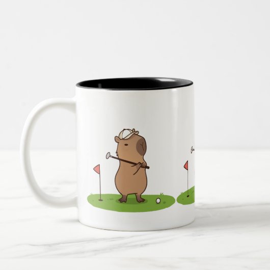 Capybara Golf Tasse | Funny Golfer Coffee Cup (Links)