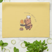 Capybara 'Great Flippn' Dad' Vatertag Geburtstag Geschirrtuch (Gefaltet)