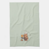 Capybara 'Great Flippn' Dad' Vatertag Geburtstag Geschirrtuch (Vertikal)