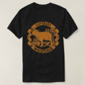 Capybara Große Nager Chiguire Purring Barken T-Shirt (Design vorne)