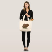 Capybara Große Tote Tasche (Vorderseite (Model))