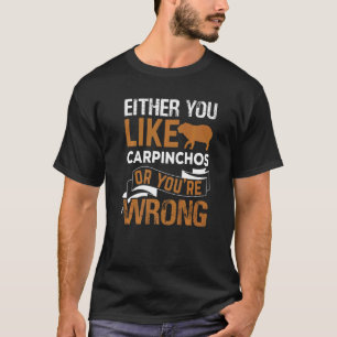 Capybara Großer Nagel für Carpinchos 21 T-Shirt
