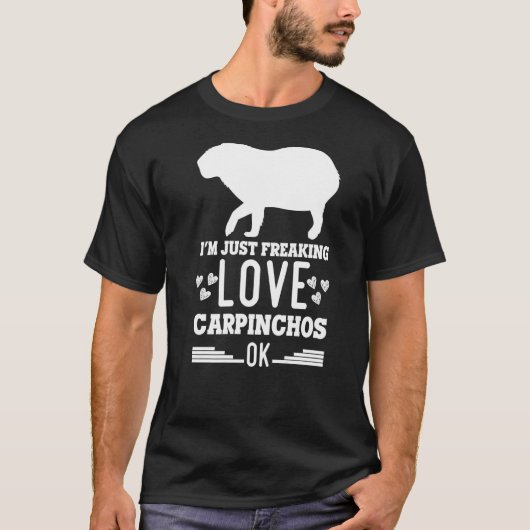 Capybara Großer Nagel für Carpinchos 22 T-Shirt (Vorderseite)