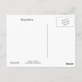 Capybara - Großes Nagetier Postkarte (Rückseite)