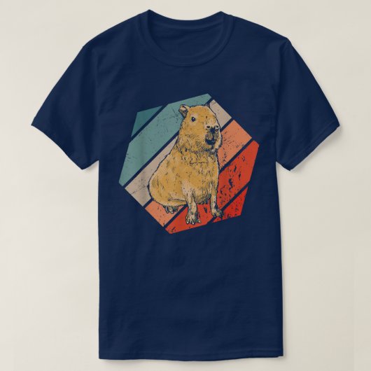 Capybara Guinea Capybara T-Shirt (Design vorne)
