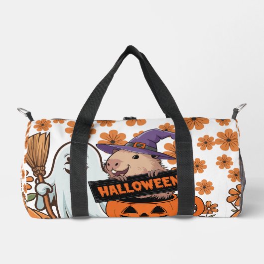 Capybara Halloween Duffle Bag (Vorderseite)