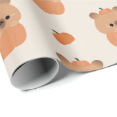 Capybara Halloween Geschenkpapier (Rolleneckpunkt)