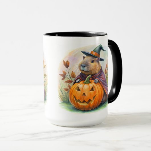 Capybara halloween Tasse (VorderseiteRechts)
