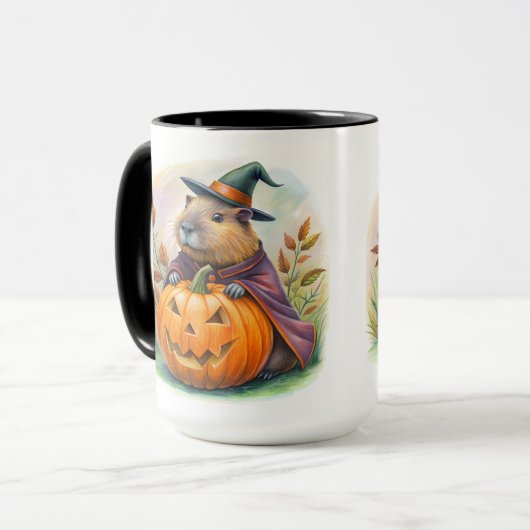 Capybara halloween Tasse (Vorderseite Links)