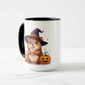 Capybara Halloween-Tasse Tasse (Vorderseite Links)