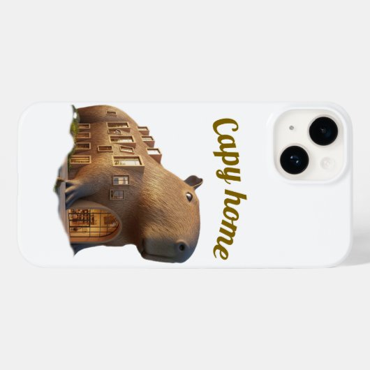 Capybara-Handy Case-Mate iPhone Hülle (Rückseite (Horizontal))