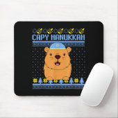 Capybara Hanukkah Capy Hanukkah Chanukah Jewish Ki Mousepad (Mit Mouse)