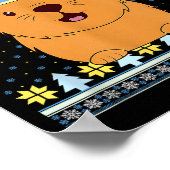 Capybara Hanukkah Capy Hanukkah Chanukah Jewish Ki Poster (Ecke)