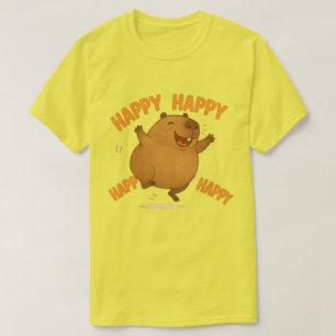 Capybara "Happy Capybara" T-Shirt