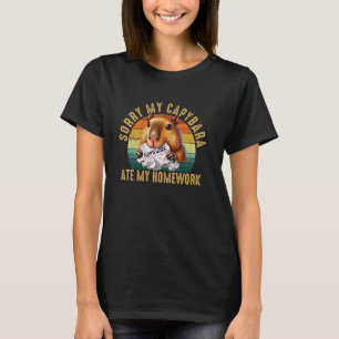 Capybara hat meine Hausaufgaben gefressen, Capybar T-Shirt