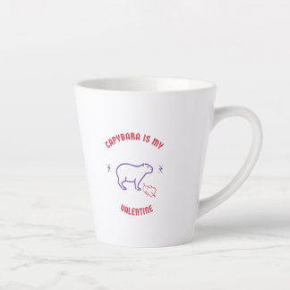 Capybara Haustier niedliches Ehemann Ehefrau Freun Milchtasse