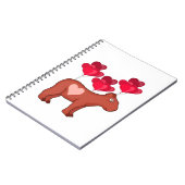 Capybara Hearts Liebe Notizblock (Linke Seite)