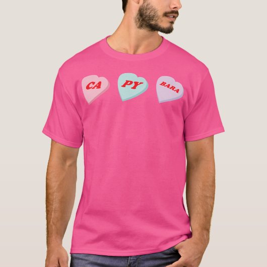 Capybara Hearts T-Shirt (Vorderseite)