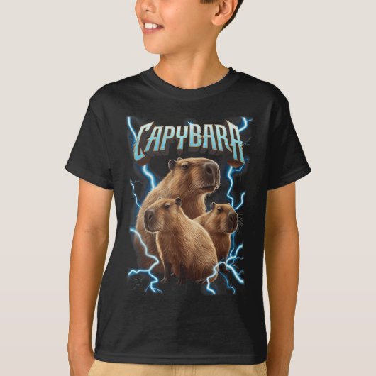 Capybara Heavy Metal Weihnachtsfest Shirt _ Funny (Vorderseite)