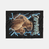 Capybara Heavy Metal Weihnachtsfest Shirt _ Funny  Fleecedecke (Vorderseite (Horizontal))
