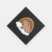 Capybara Heimtier Serviette (Ecke)