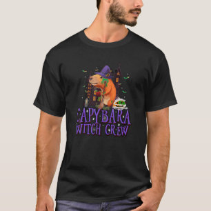 Capybara Hexe Crew Halloween Team Squad T Shirt