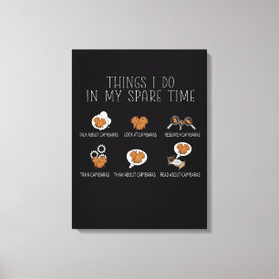 Capybara Highlights Leinwanddruck