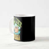 Capybara Holidays - Funny Zen Rodent Quote Gift Kaffeetasse (Vorderseite Links)