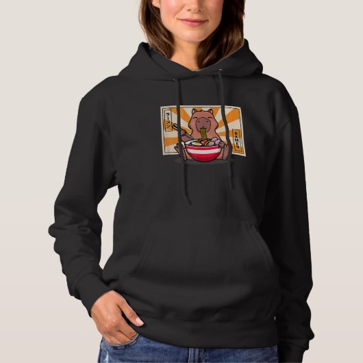 Capybara Hoodie (Vorderseite)