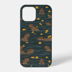 Capybara Hot Tub mit Yuzu Frucht iPhone 12 Pro Hülle